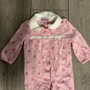 Juicy couture baby girl onsie size 3/6months